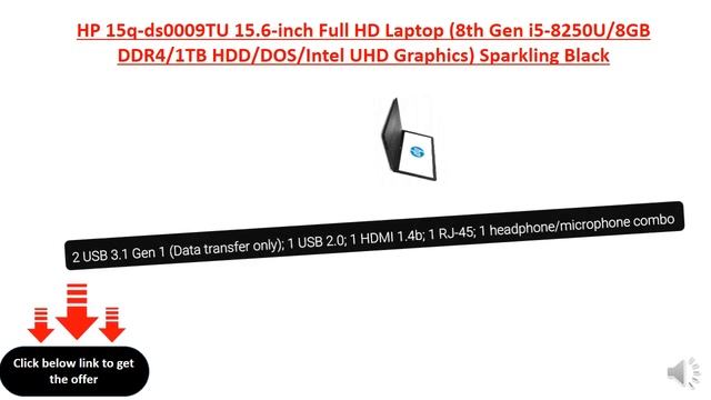 HP 15q-ds0009TU 15.6-inch Full HD Laptop смотреть онлайн