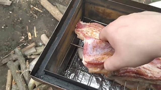 Копчение подчеревка. Быстрый способ. Горячее копчение. смотреть онлайн
