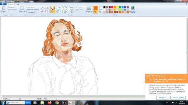 РИСУЮ В PAINT | мои первые работы на графическом планшете. смотреть онлайн