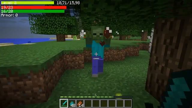 Minecraft 1.10.2 MOD SUPER EXPERIENCIA RPG! Simple RPG Mod Español! смотреть онлайн