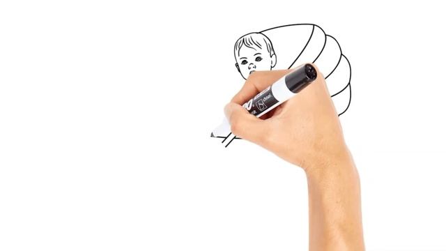 How To Draw A Baby Stroller Easy - Kids Drawing Ideas смотреть онлайн