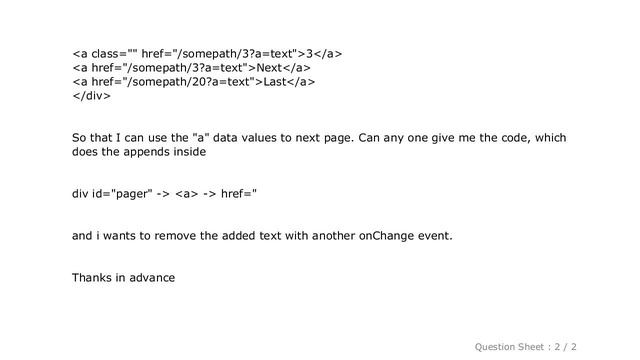 jQuery : how to append string to a href=" with jQuery or Javascript? смотреть онлайн