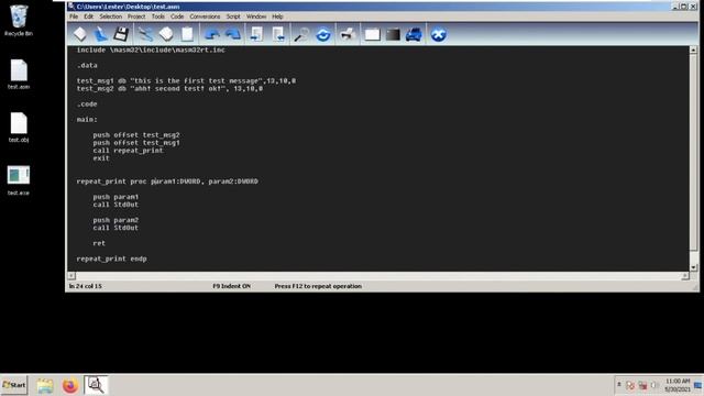 How to Create Procedures with Input Parameters | MASM32 Assembly Programming смотреть онлайн