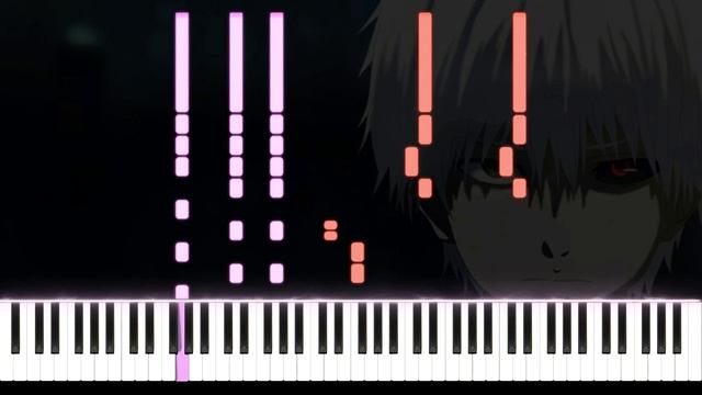 [MIDI + SHEET] Unravel - Tokyo Ghoul - Piano Tutorial (intermediate) смотреть онлайн