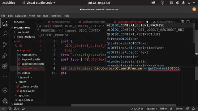 Sveltekit + OpenID Auth (Todo App) | Part 30 Login and Logout Button Components смотреть онлайн