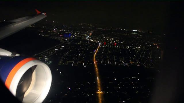 Прекрасные ночные съемки Рейса Москва - Копенгаген смотреть онлайн