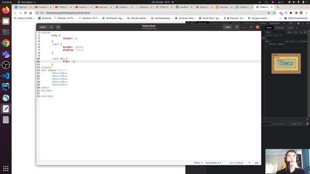 Пробуем фронтенд - галерея - Риусем HTML и СSS, первый вариант галереи уже работает смотреть онлайн