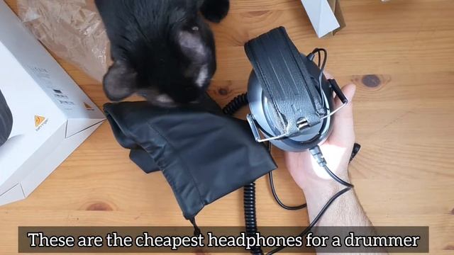 Behringer DH 100 drummer headphones unboxing / наушники для барабанщика распаковка (русский,ENG sub смотреть онлайн