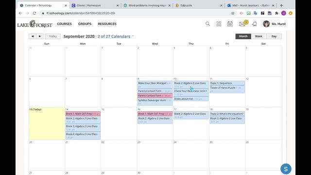 Schoology Bonus: Calendar Hack for Recurring Events смотреть онлайн