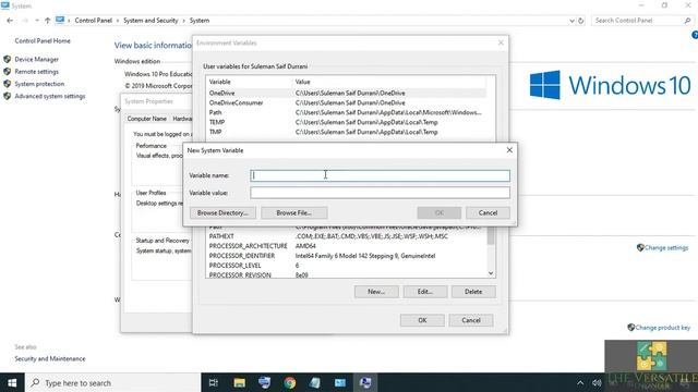 Creating Environment Variables Environment Variable (system/ user) | Adding path values on windows смотреть онлайн