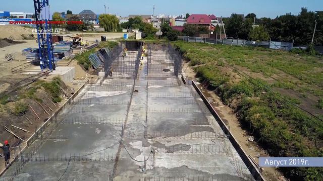 Жилой Комплекс "Олимпийский" Баскет-холл Август 2019 видео отчет ход строительства смотреть онлайн