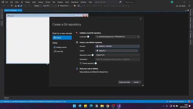 How connect Visual Studio with GitHub смотреть онлайн