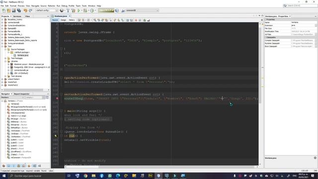 Librería para conectar postgres, ejecutar SQL y crear tablas genéricas Java Netbeans смотреть онлайн