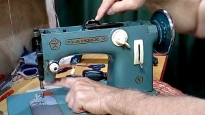 Настраиваем зигзаг Чайка-2 и центровка иглы.