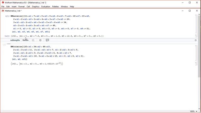 Модель Леонтьева в программе Mathematica смотреть онлайн