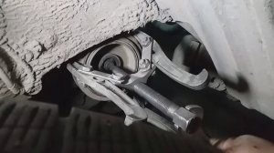 Снятие двигателя без коробки на Тойота GAIA