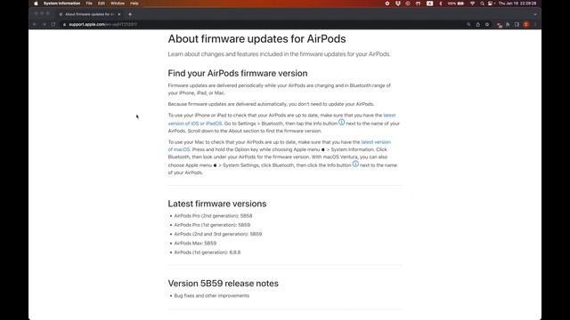 How To Update Airpods Firmware With ONLY A Macbook
