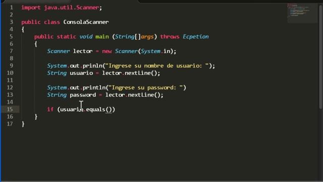 Entrada de datos en java a través de la librería java.util.Scanner en la consola смотреть онлайн