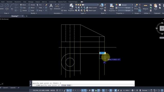 24 ORTHOGRAPHIC VIEWS - AutoCAD 2022 смотреть онлайн