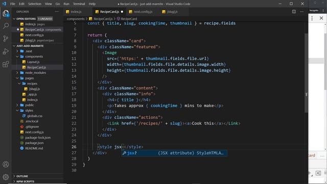 Next.js & Contentful Site Build Tutorial #6 - Styled JSX смотреть онлайн