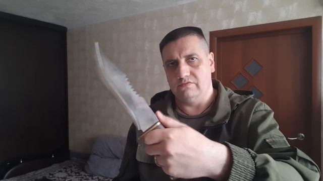 Охотничий нож# Большой нож# Нож Данди# Острый нож# Ножи# Обзор узбекского ножа смотреть онлайн