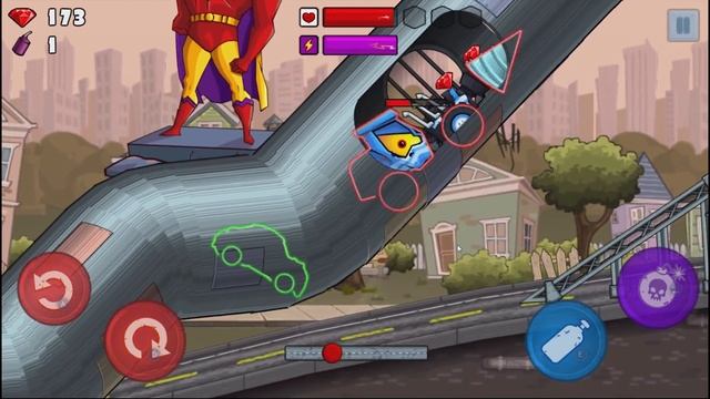 СРАЖЕНИЕ С ДРИЛЛЕРОМ car eats car 2 Игра про хищные машинки от Фаника 3.