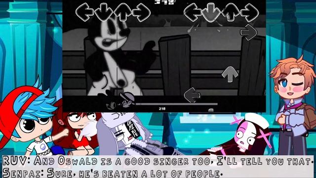 FNF react Friday Night Funkin' Saturday Fatality, D-Sides Wednesday's Infidelity Oswald/Mickey Mous смотреть онлайн