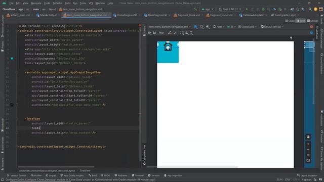 clone dana with kotlin [bottom navigation - part 4] смотреть онлайн