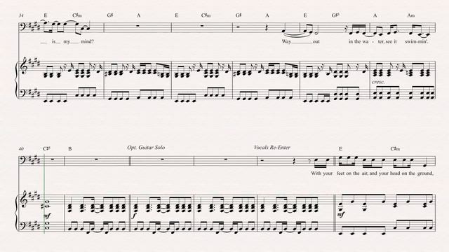 Tuba - Where is My Mind? - The Pixies Sheet Music, Chords, & Vocals смотреть онлайн