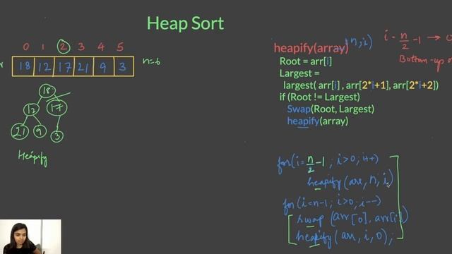Heap sort | Heap sort easy explanation | Heap sort with example смотреть онлайн