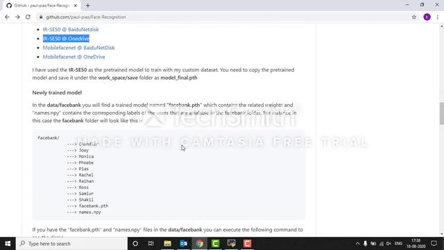 Demo - Face Recognition Using Pytorch (Arcface)