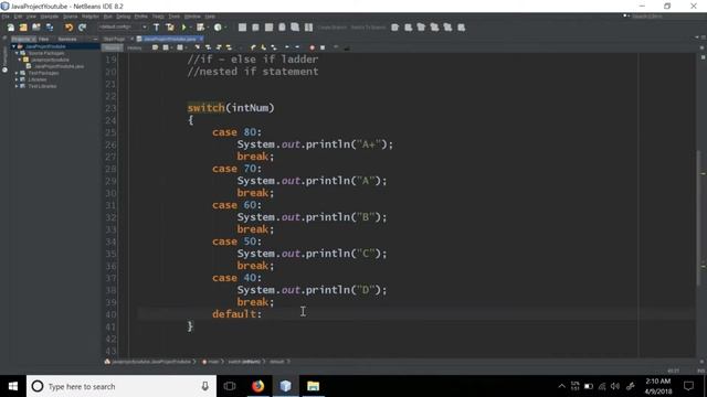 JAVA Bangla Tutorials 10 - Switch Statement смотреть онлайн