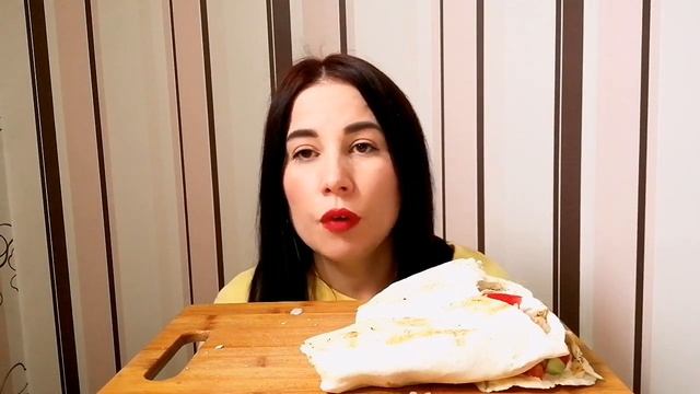 Mukbang/Мукбанг /Шаурма по-Питерски/Это очень вкусно смотреть онлайн