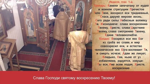 Воскресенье 24 октября. Неделя 18-я по Пятидесятнице. Святых отцов 7 вселенского собора смотреть онлайн