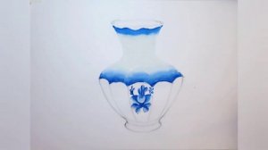 Как нарисовать Гжель