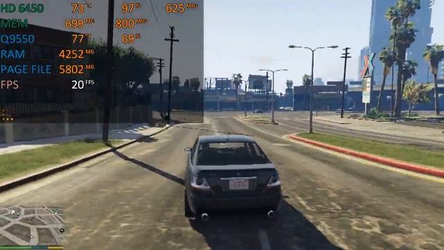 Grand Theft Auto V - Core 2 Quad Q9550 - HD 6450 - 6 GB Ram смотреть онлайн