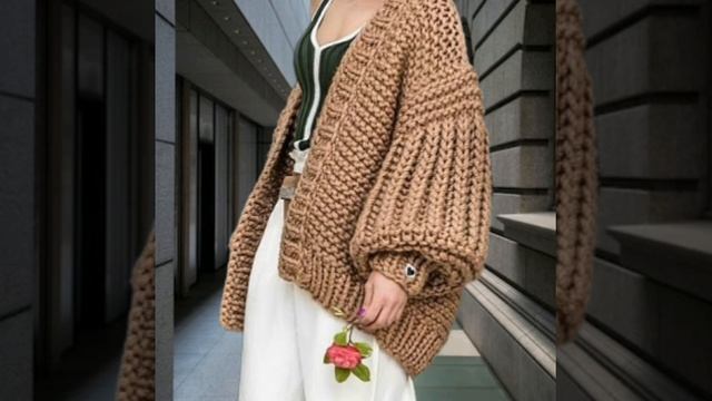 Модное ♨️ вязание из толстой пряжи. смотреть онлайн
