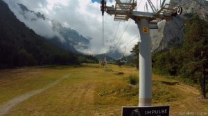 Цейское ущелье. Подъем на канатной дороге. Красота Северной Осетии.