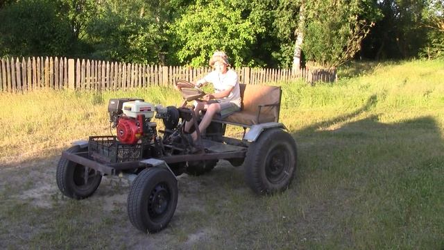 трактор самодельный. заезд смотреть онлайн