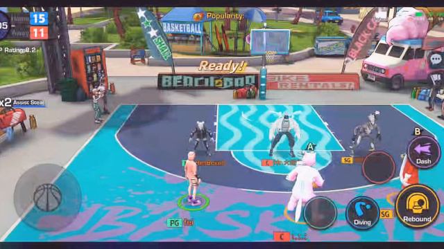 Basketrio: rank gameplay 2v3 C crashed, with Mya & :.:.: смотреть онлайн