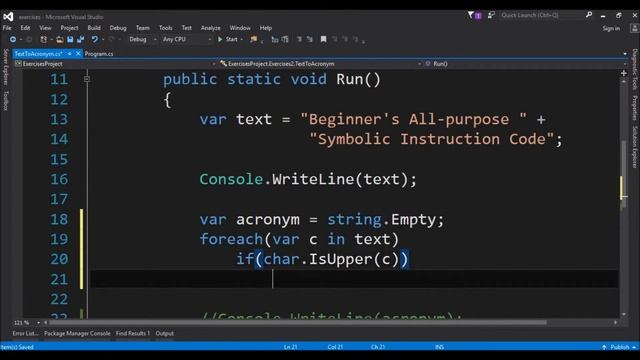 text to acronym in c# смотреть онлайн