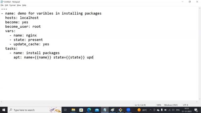 AnsibleForBeginners... How to Pass variables in Ansible playbook смотреть онлайн
