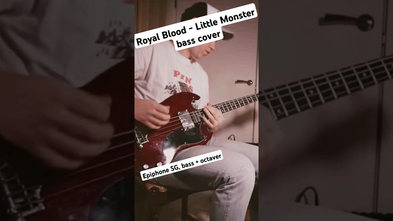 Royal Blood - Little Monster, Bass cover, Epiphone Eb-0 + octaver #octaver #epiphone смотреть онлайн