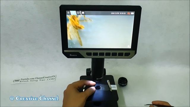 Test Digital Microscope 7 inch HD Magnification 2000x смотреть онлайн