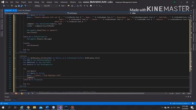 Create using visual studio and MySql смотреть онлайн