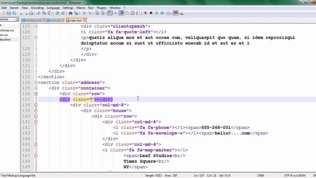 Building Website with Bootstrap (Part-06) смотреть онлайн