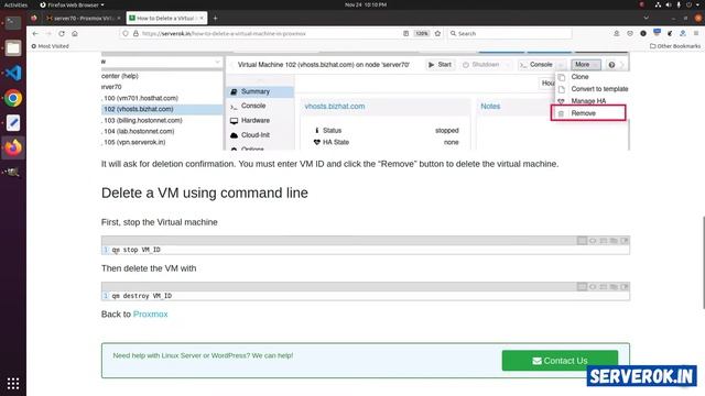 How To Delete Virtual Machine (VM) in Proxmox (GUI and Terminal) смотреть онлайн
