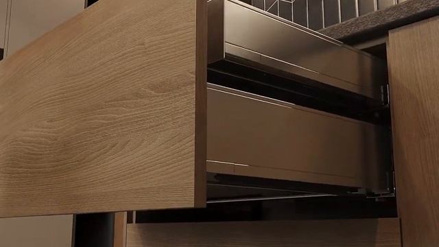 Кухня с барной стойкой в апартаменты или квартиру-студию. смотреть онлайн