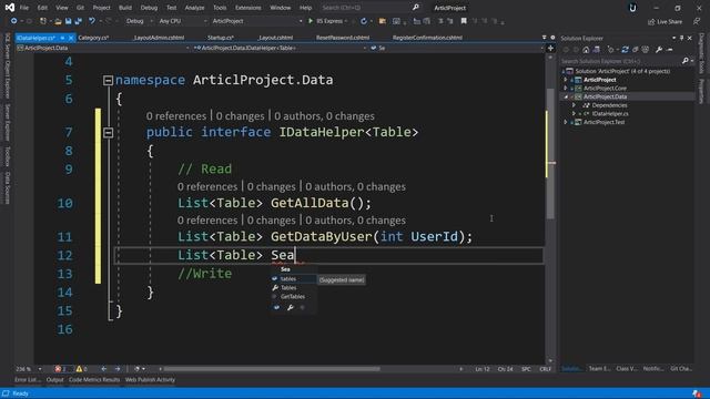 90. موقع مقالاتي | انشاء واجهة عمليات قاعدة البيانات Create IData Helper смотреть онлайн