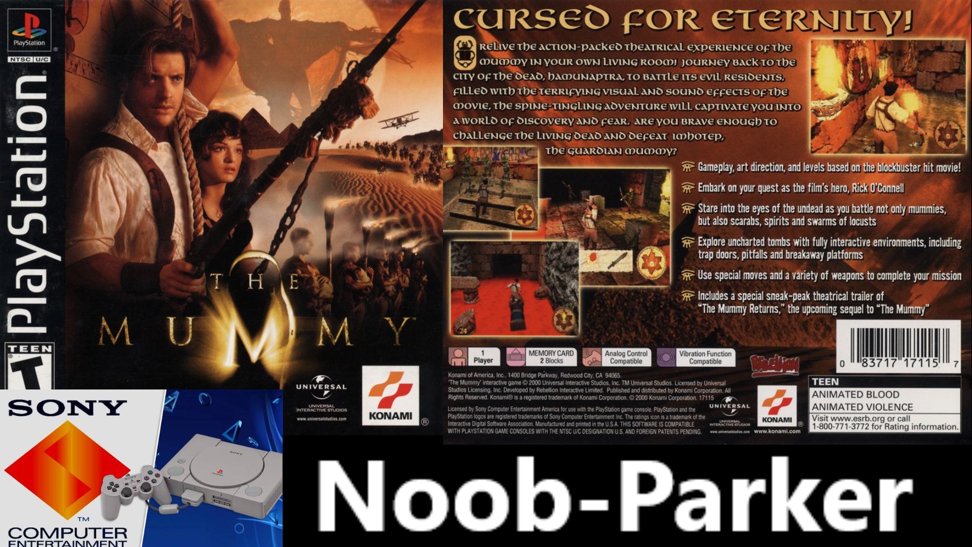 The Mummy PS1 полное прохождение.